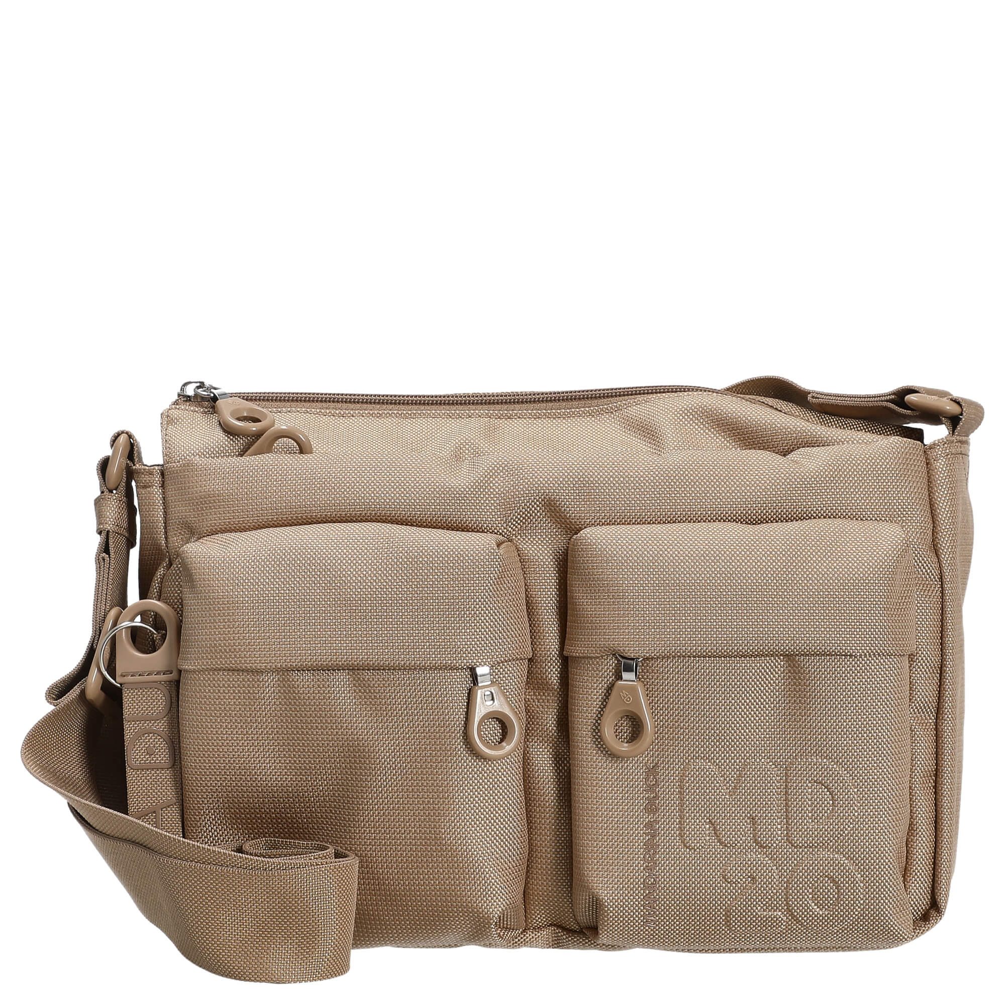 Mandarina Duck Umhängetasche MD 20 Umhängetasche 28 cm (warm taupe)