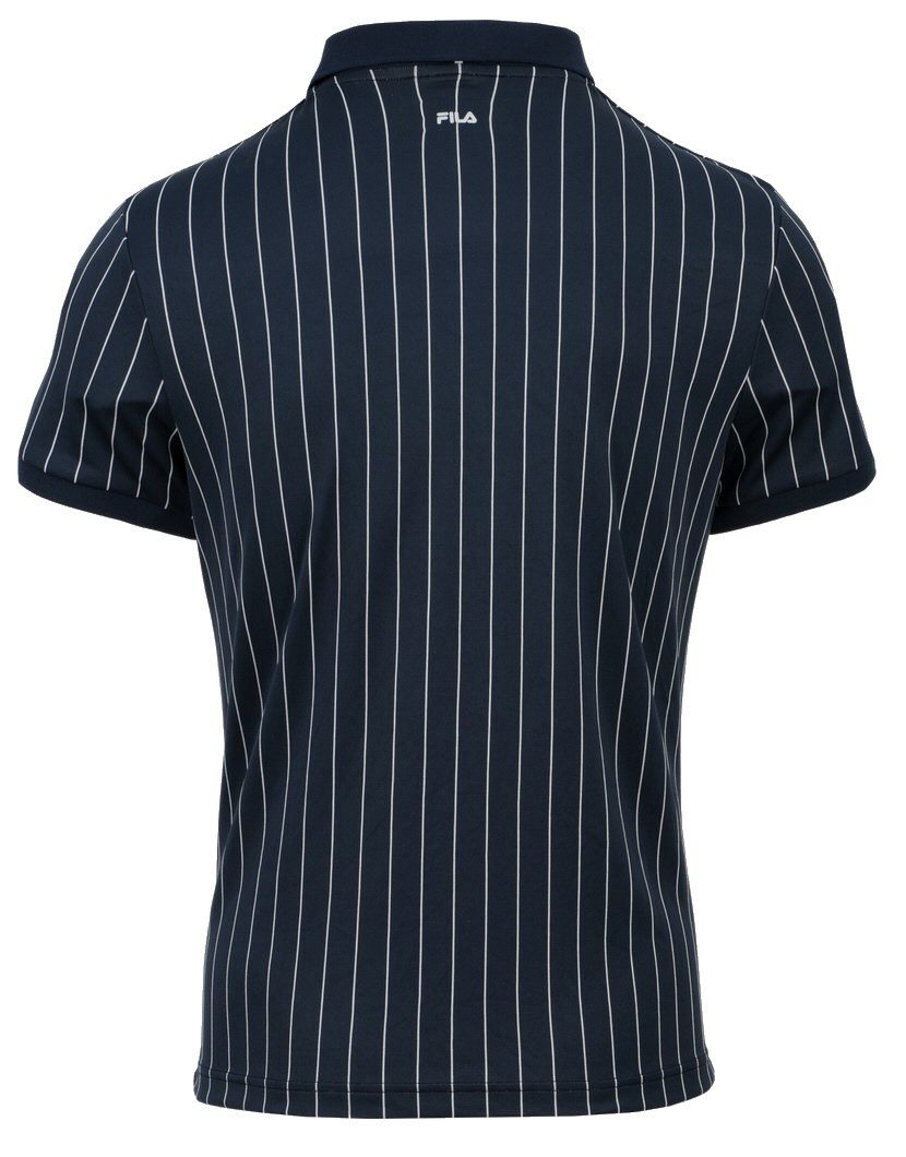 Fila Poloshirt Stripes (100% Polyester) navyblau/weiss Herren günstig online kaufen