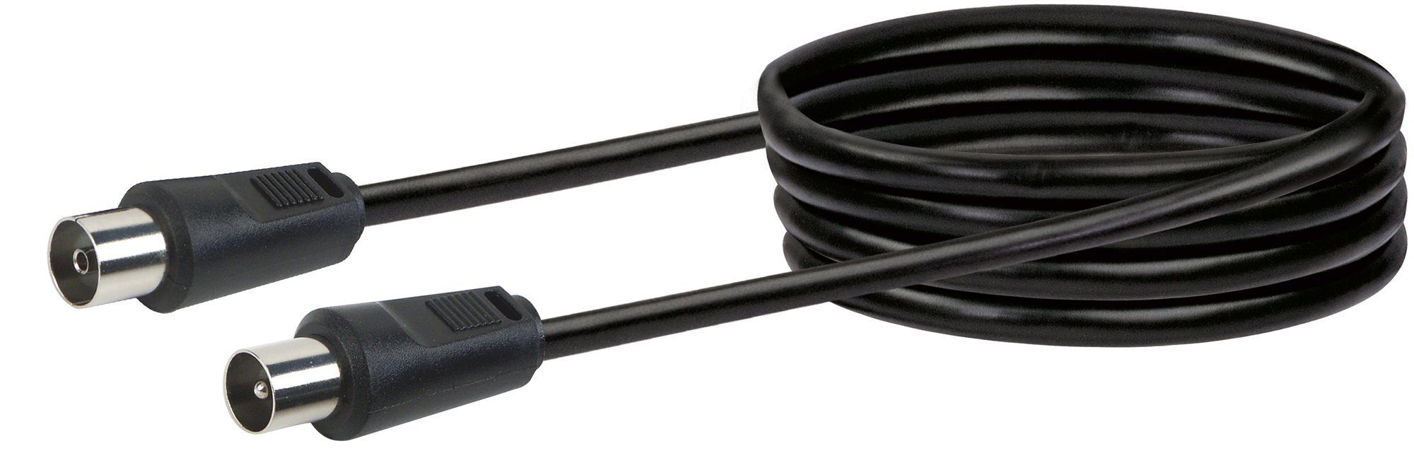 Schwaiger KVK230 053 SAT-Kabel, IEC Stecker, (300 cm), 2-fach geschirmt