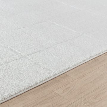 Teppich Modern, Surya, rechteckig, Höhe: 14 mm, Skandi Design, Modern Boho Kurzflor Wohnzimmerteppich, Schlafzimmer