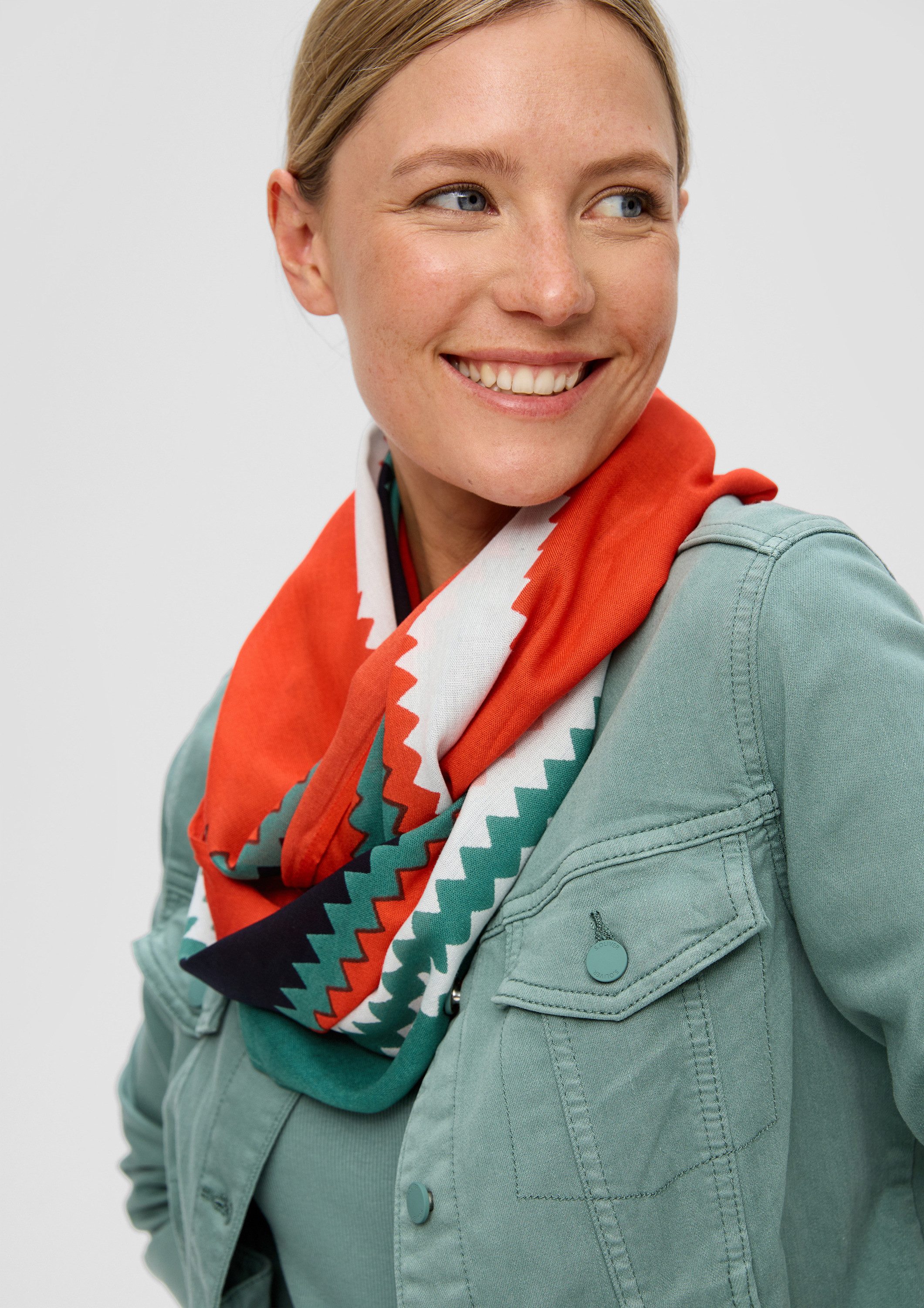 s.Oliver Loop Snood, Loop-Schal aus Viskose günstig online kaufen