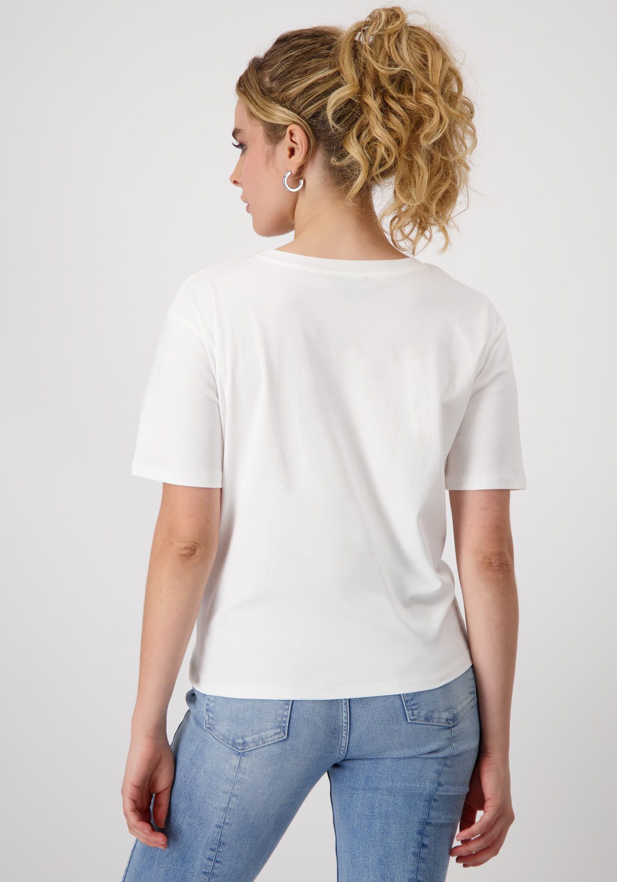 Monari Rundhalsshirt mit Frontprint günstig online kaufen