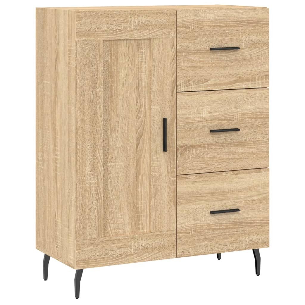 Kommode NA Kommode Sideboard Sonoma-Eiche 69,5x34x90 cm Spanplatte