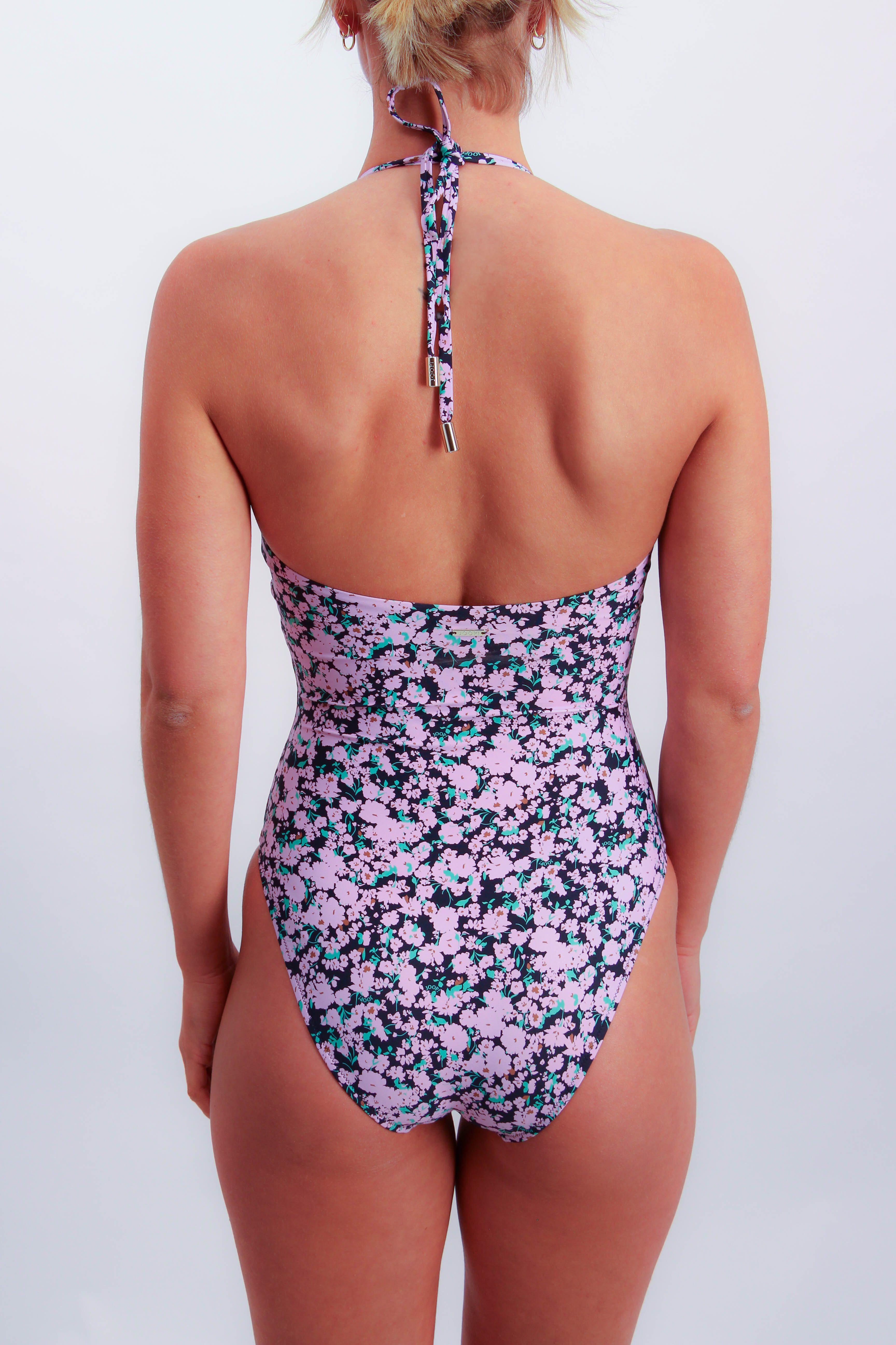 JOOP! Badeanzug FLEUR Flower-Print, wattierte Cups, herausnehmbaren Pads