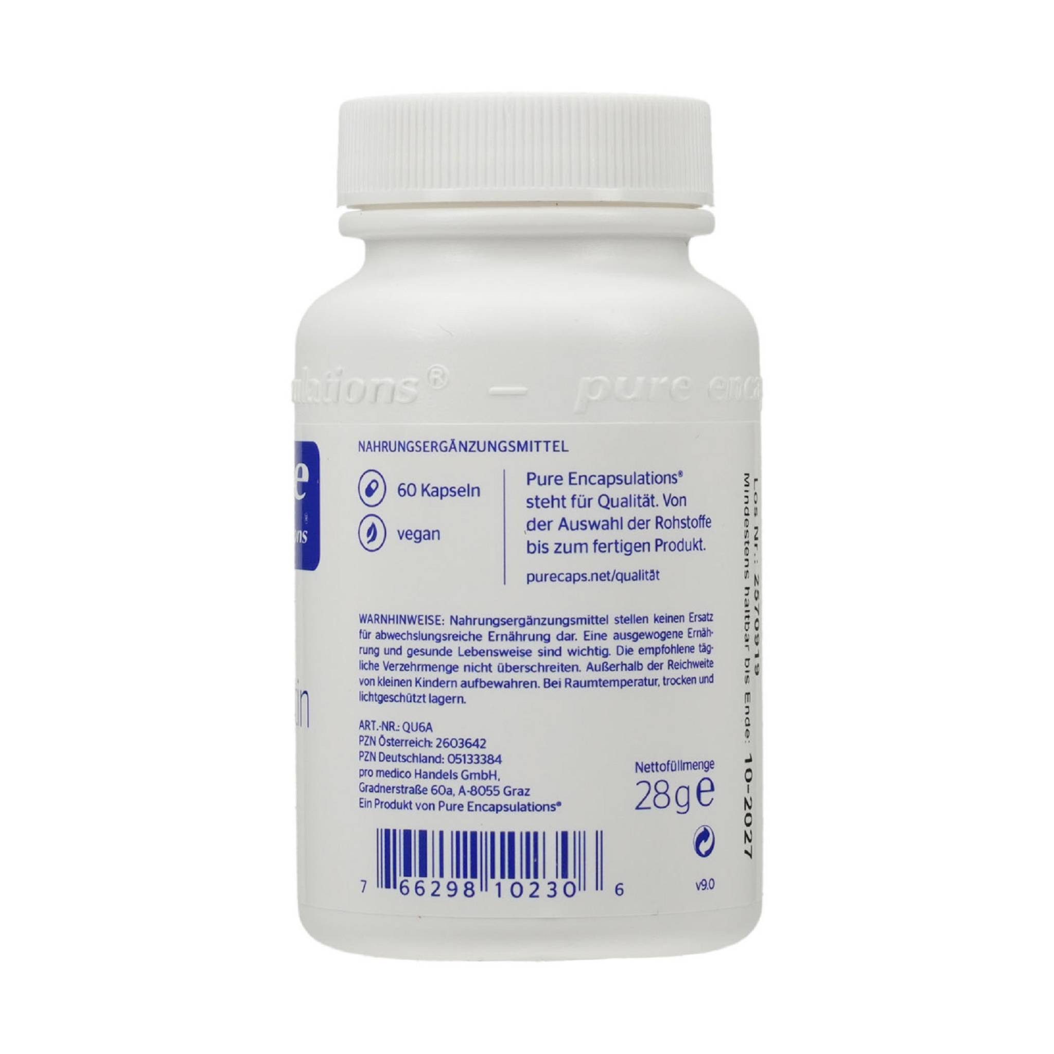 pro medico GmbH PURE ENCAPSULATIONS Quercetin Kapseln Kapsel