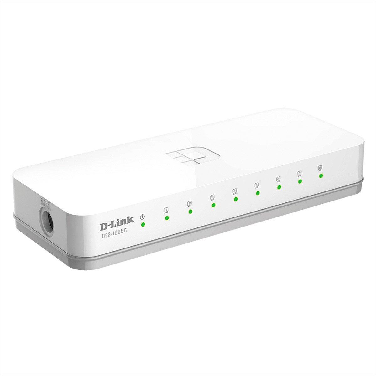 D-Link DES-1008C/E 8-Port Switch Fast Ethernet Netzwerk-Switch