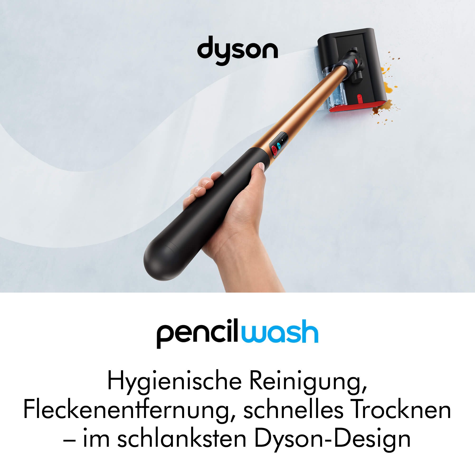 DYSON Nass-Trocken-Akkusauger Dyson PencilWash™ Nassbodenreiniger, PencilWash™ das leichteste Dyson-Modell