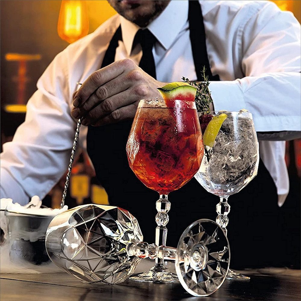RCR Cocktailglas RCR Alkemist Cocktail/Aperitifglas 530 ml 6er Set, Kristallglas