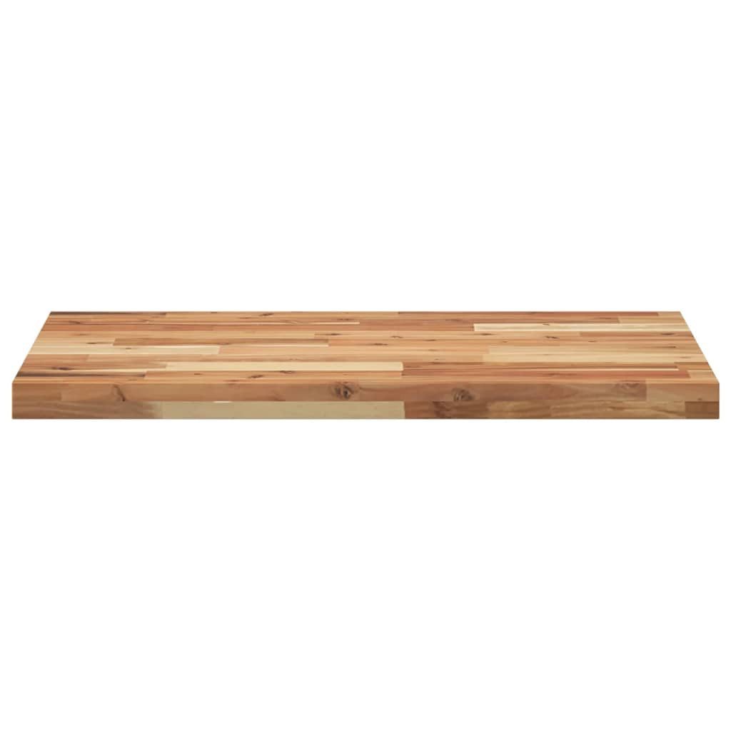 vidaXL Badezimmerspiegelschrank Waschtischplatte Ölbeschichtung 100x50x4 cm Massivholz (1-St)