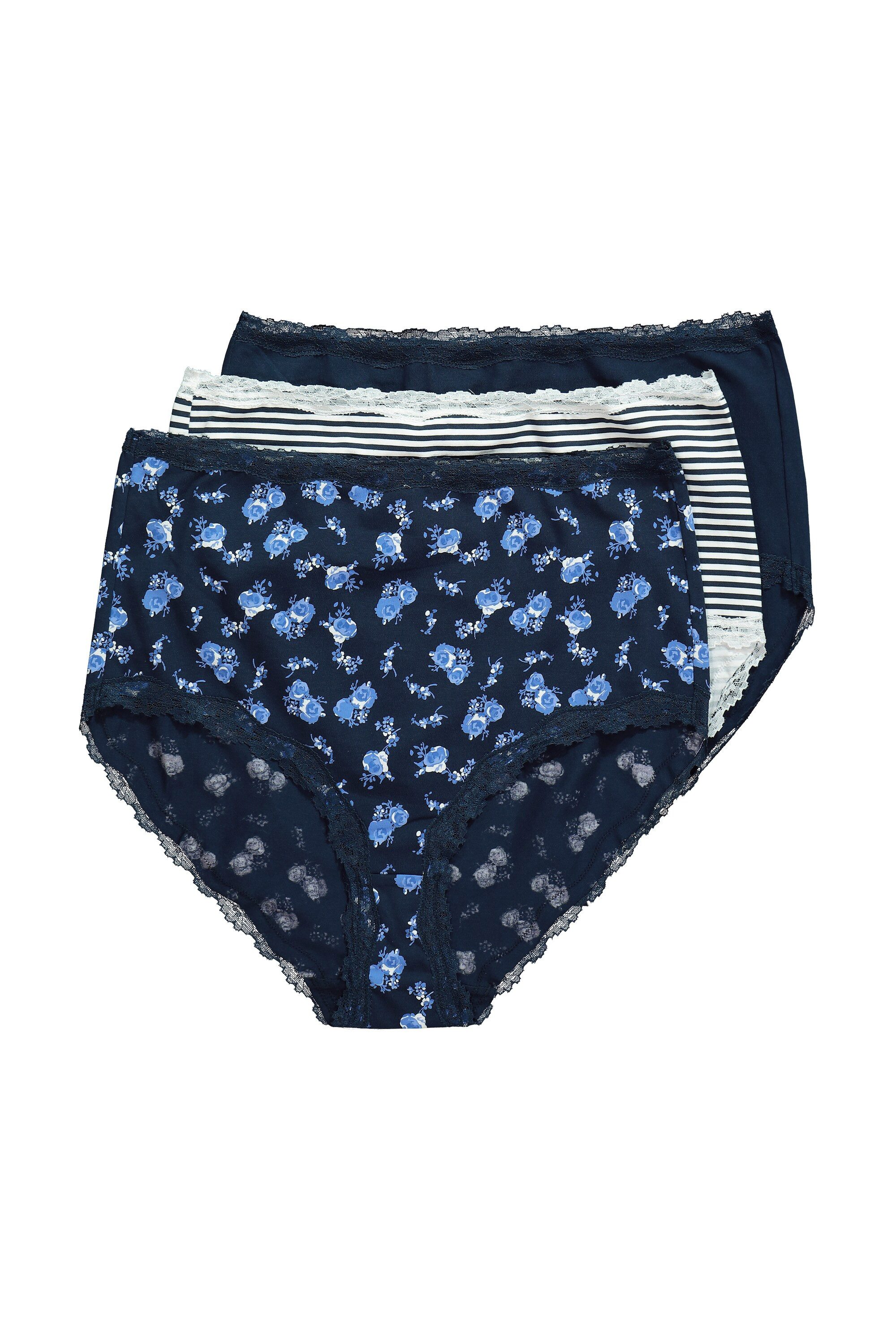 Slip Maxislips 3er-Pack Spitzenkanten