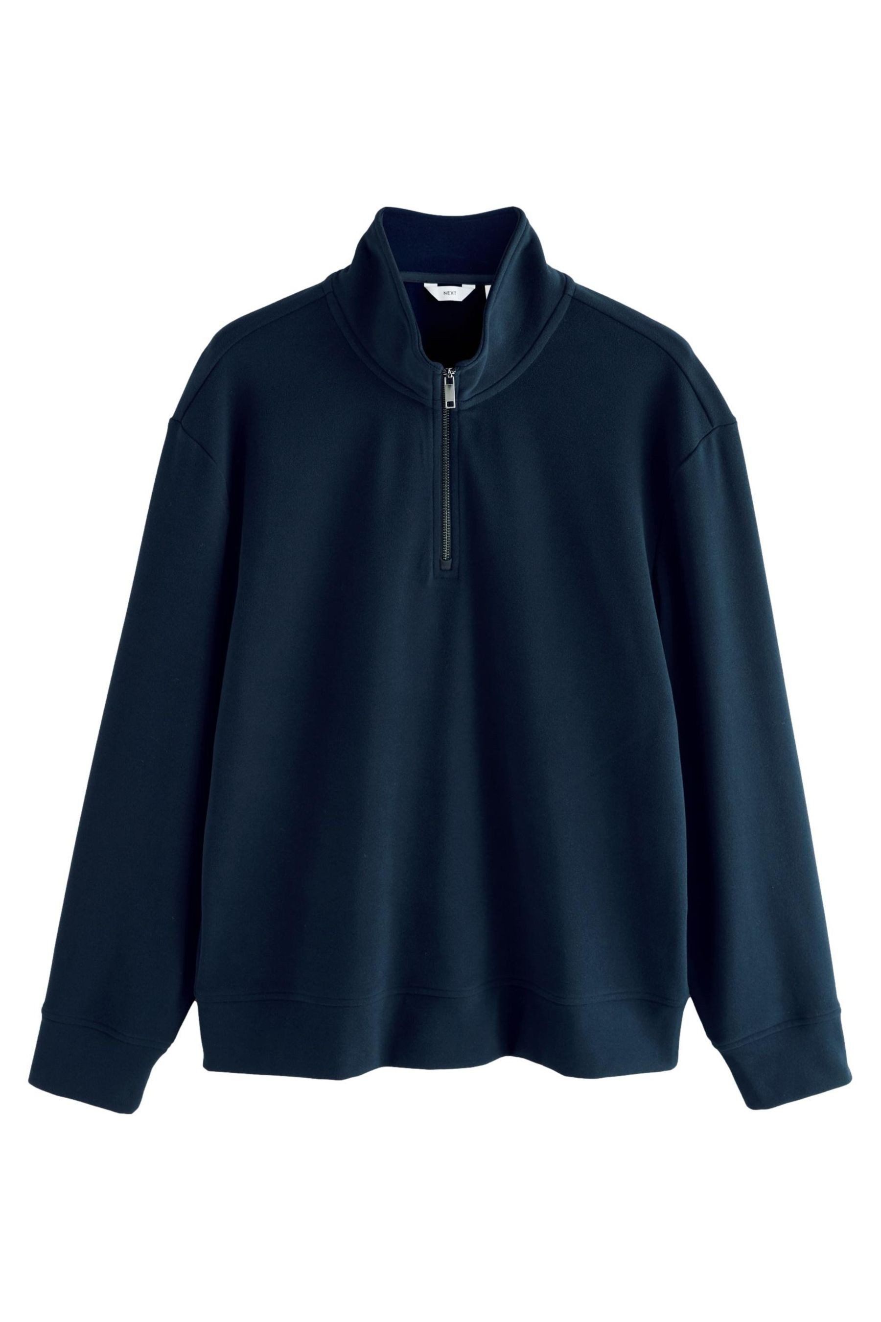 Fleecepullover Weiches Sweatshirt mit 1/4-Reißverschluss
