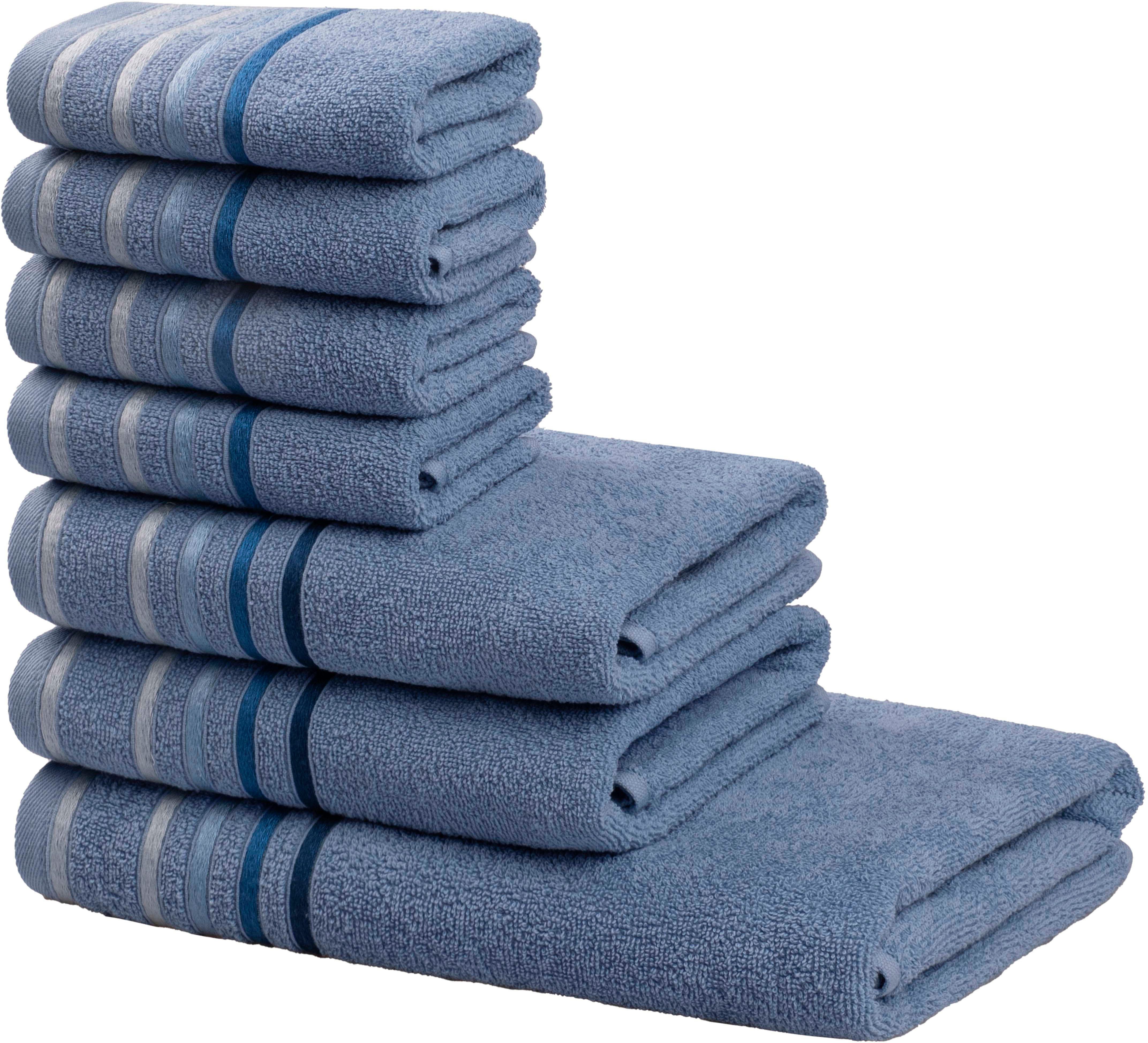 my home Handtuch Set Niki, Duschtuch, Handtücher und Gästetücher, Walkfrott günstig online kaufen