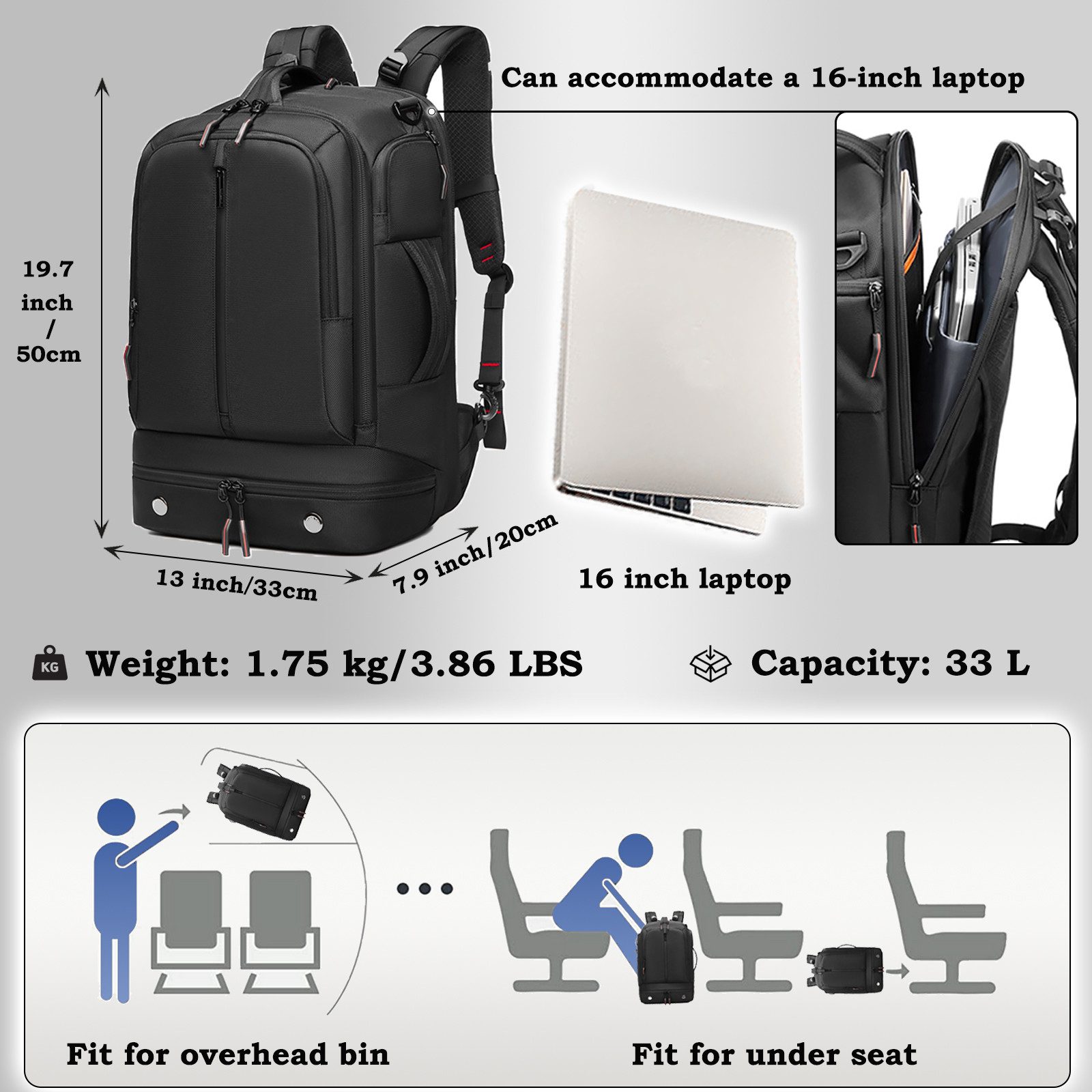 Sea choice Laptoptasche 16 Zoll Leicht günstig online kaufen