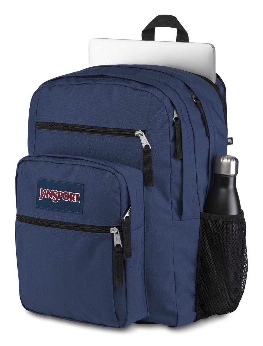 Jansport Freizeitrucksack Big Fächern mit zahlreichen Student, navy