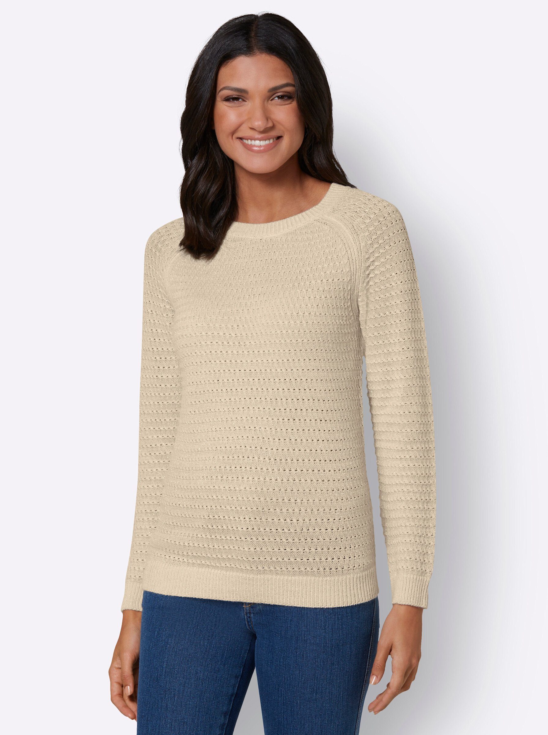 an! Strickpullover Sieh