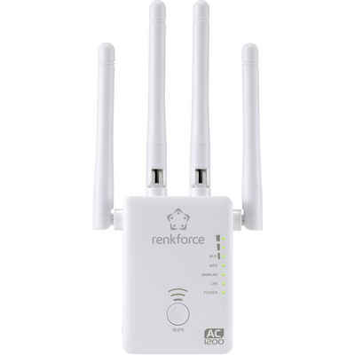 Renkforce AC1200 Dualband WLAN-Router/Repeater/AP WLAN-Repeater