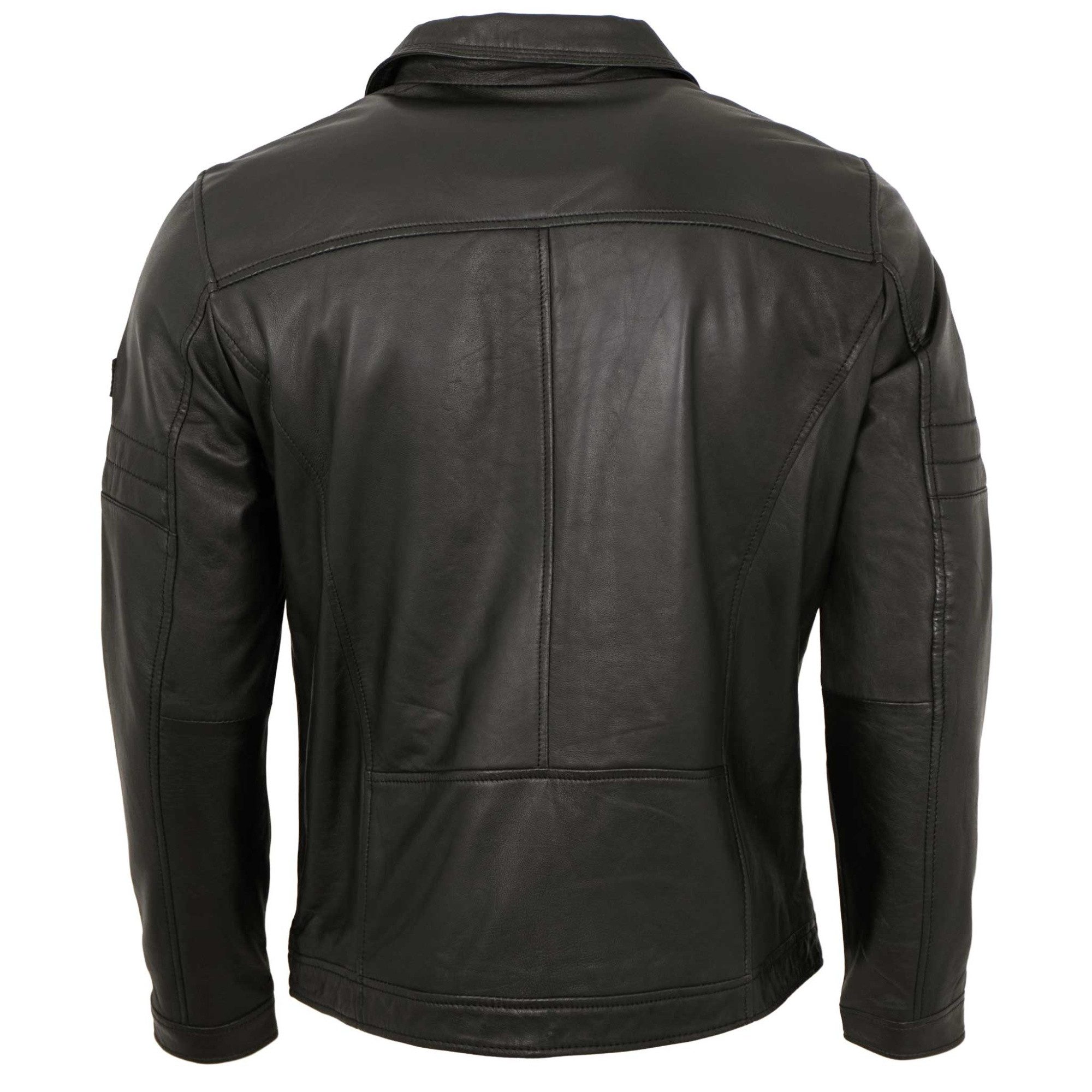 Otto Kern Lederjacke Men-104 OTTO KERN - Herren Lederjacke Lammnappa schwarz