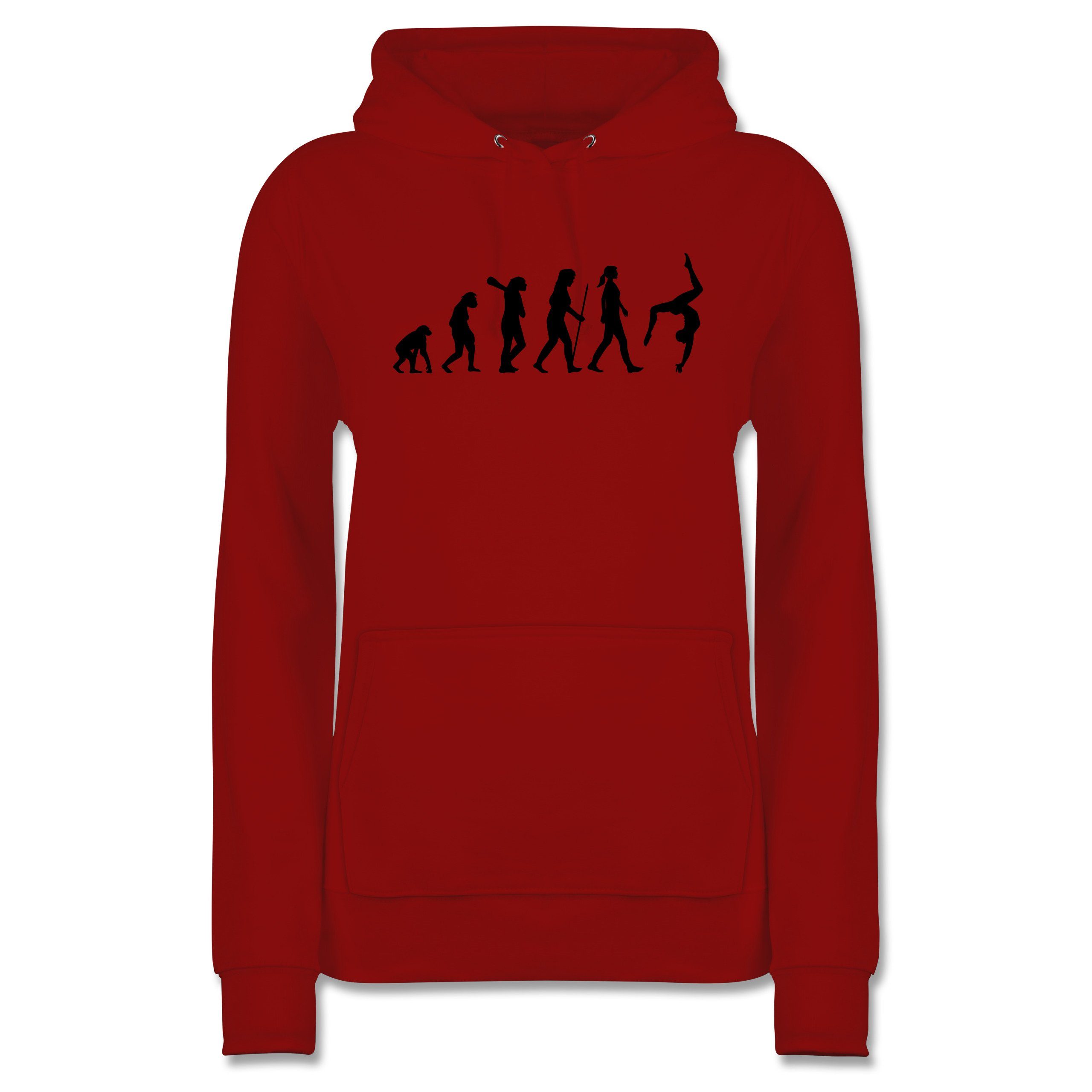 Shirtracer Hoodie »Evolution Turnen Evolution Damen Premium