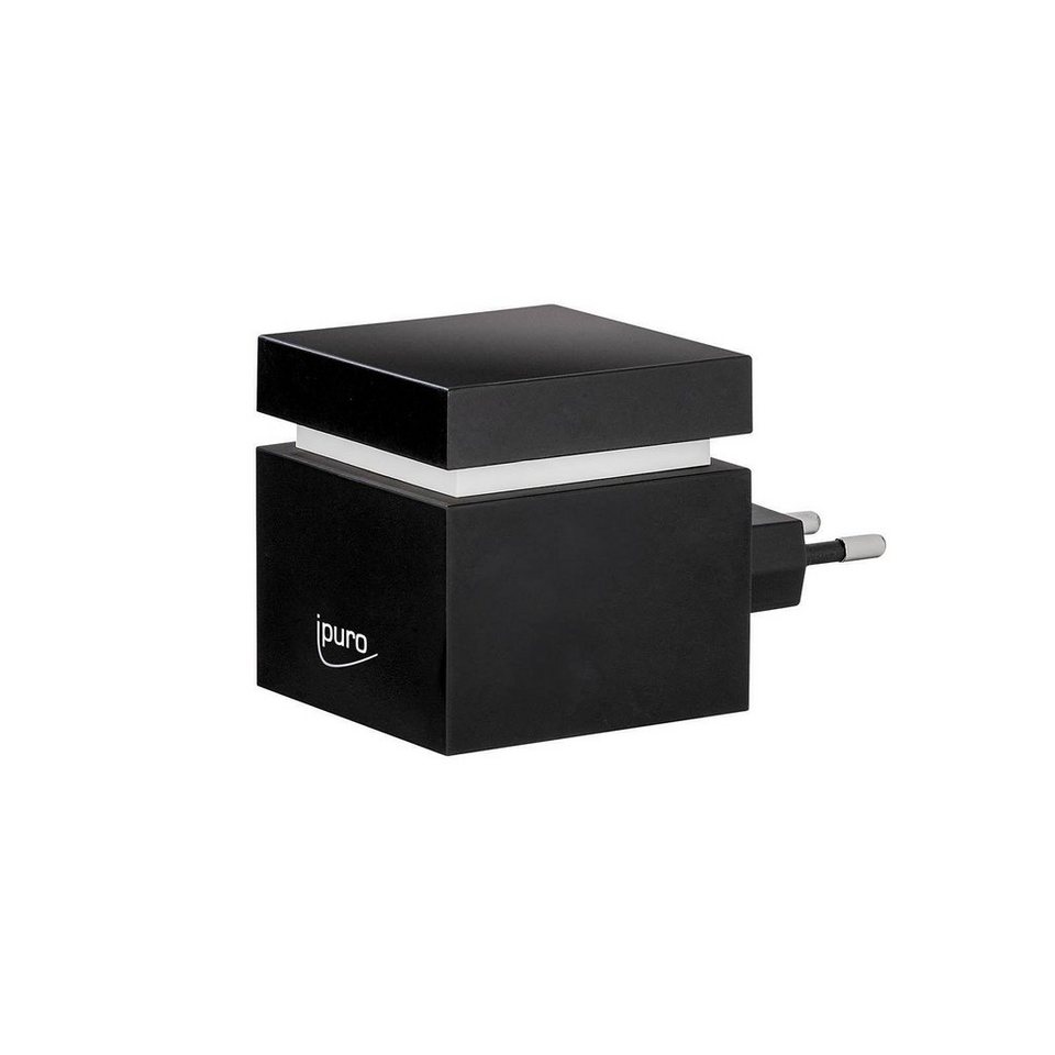 IPURO Duftlampe Elektrischer Aroma-Diffusor Plug-in Cube (Packung, 1 St., 1  Stück Elektrischer Aroma-Diffusor Plug-in Cube), aus Aroma-Diffusor, B 5.5  Zentimeter, H 9.3 Zentimeter, T 5.5 Zentimeter, Wohlfühl-Ambiente