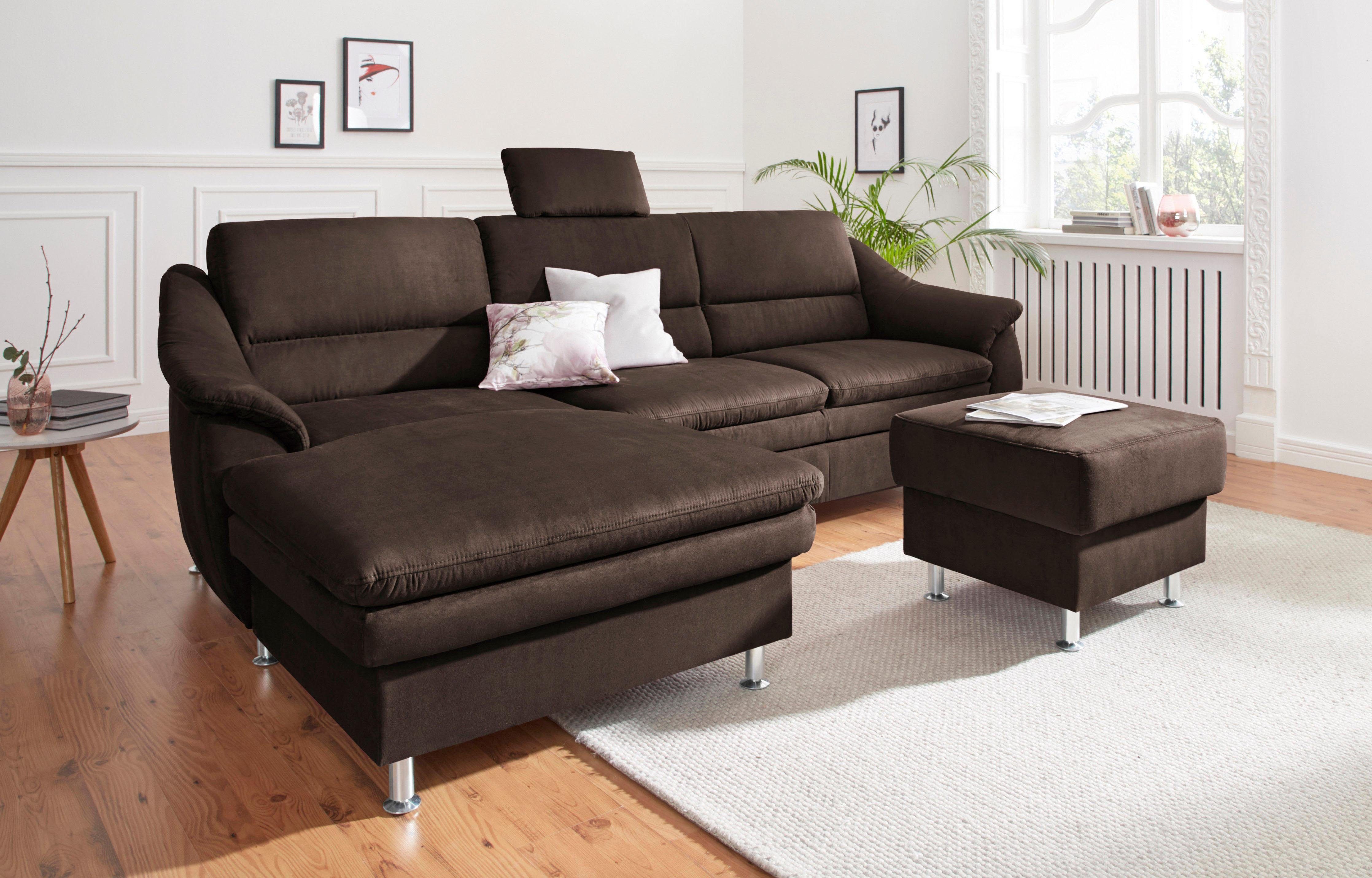 sit&more Ecksofa Cardoso L-Form, mit Federkern, günstig online kaufen