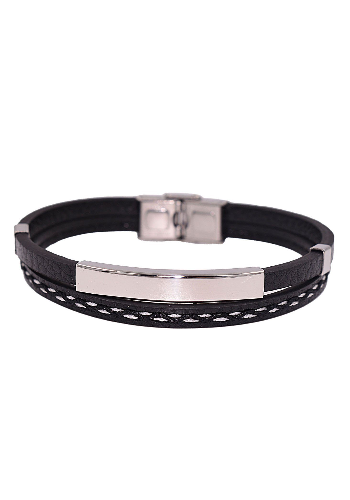 Lederarmband Schmuck Geschenk Armschmuck ID-Armband- Optik