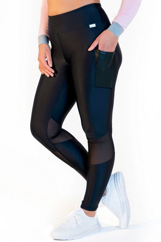 Calao Sporthose Leggings high waist mesh black FN1282 › schwarz  - Onlineshop OTTO