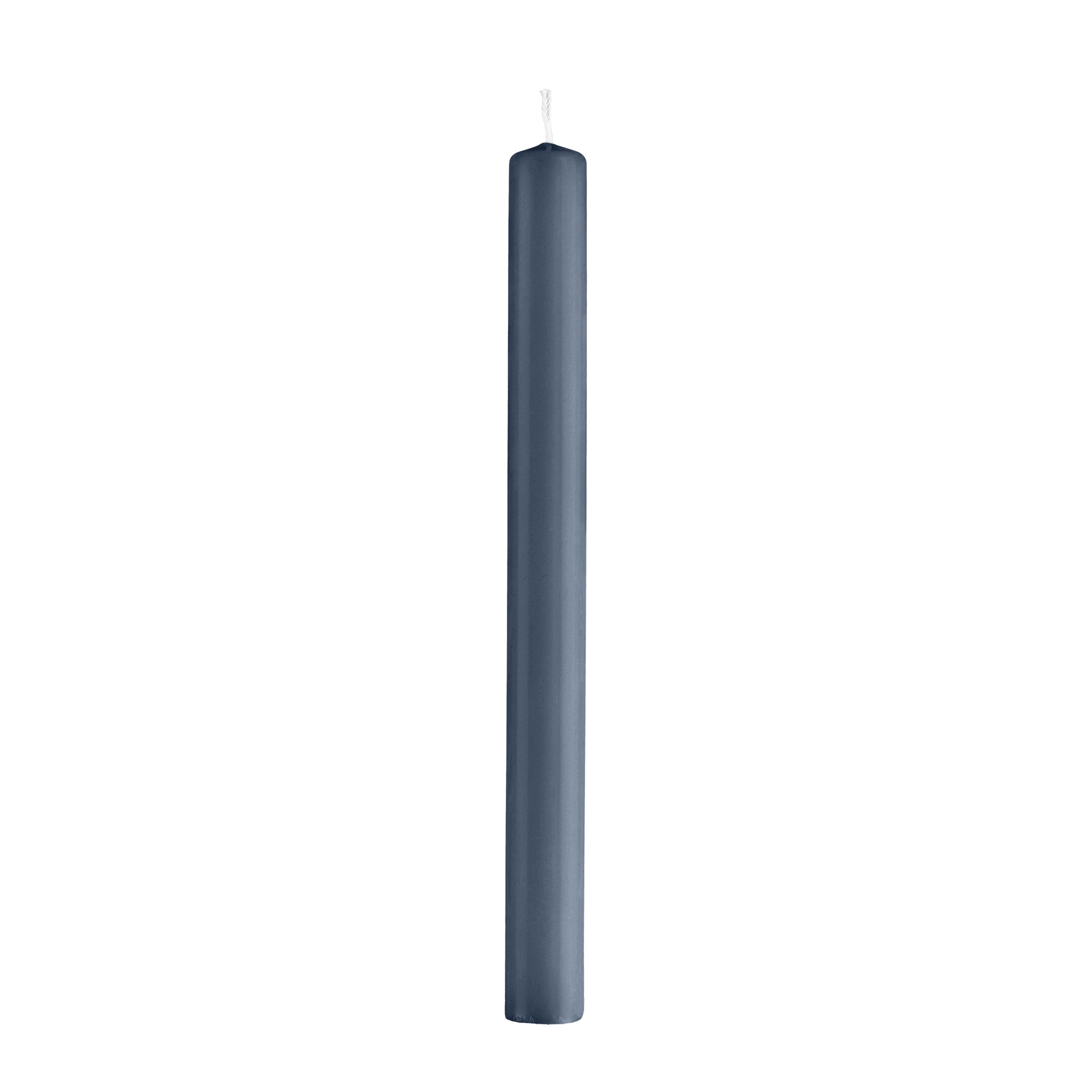 Kopschitz Kerzen Tafelkerze Stabkerzen Pacific Blau Grau 300 x Ø 30 mm, 6 Stück