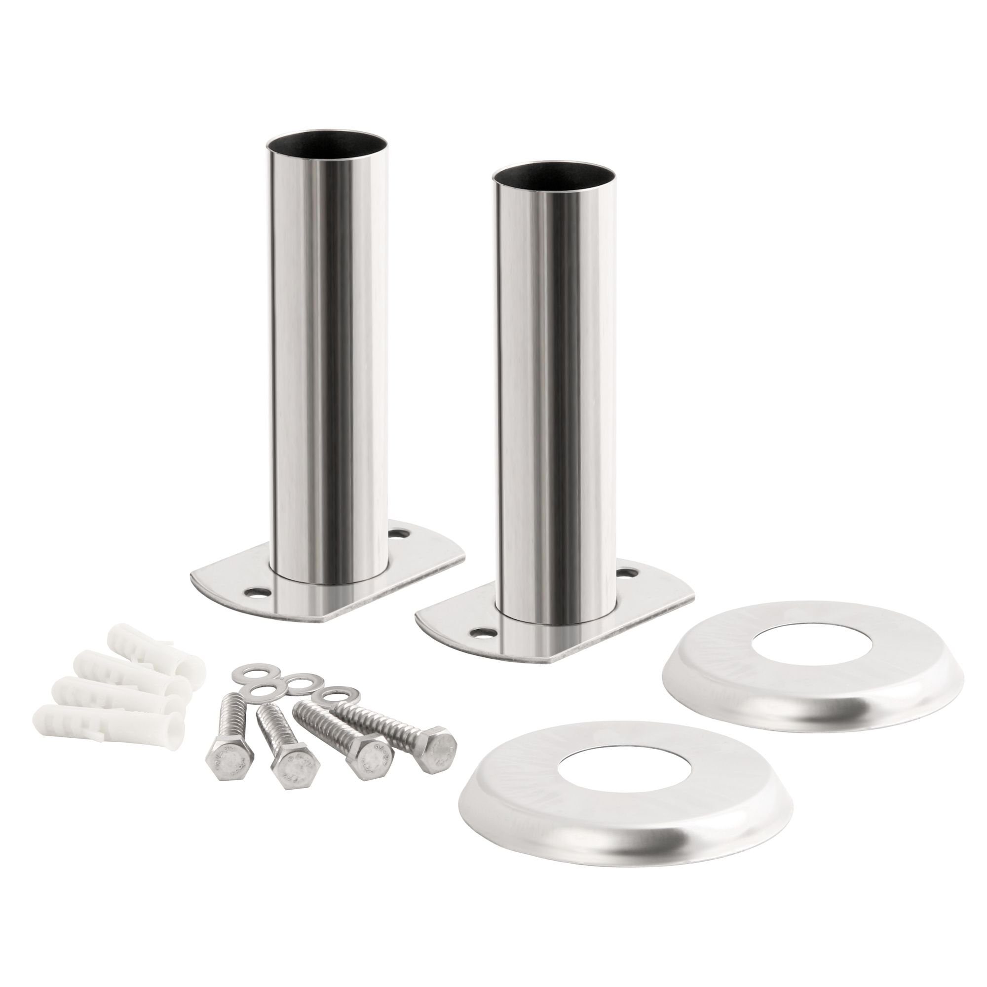 Poolleiter Edelstahl Poolleiter Halterung, Ø 40 mm, Flansch Set für Pool Leiter