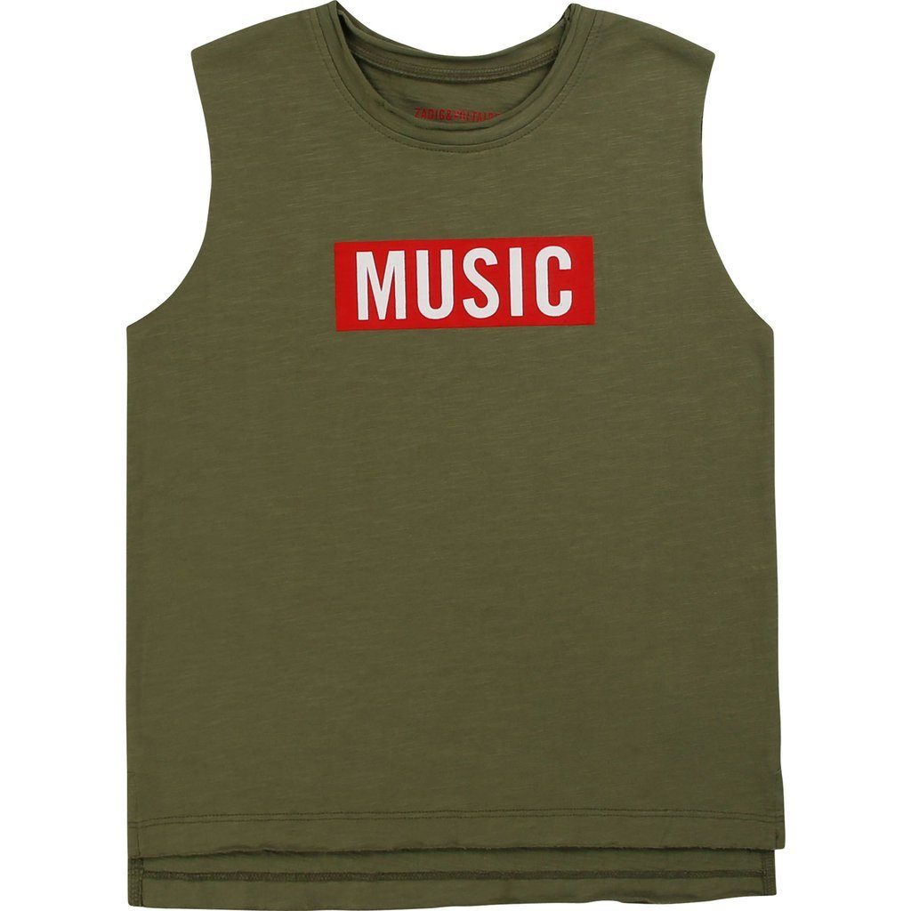 ZADIG & VOLTAIRE Tanktop Zadig & Voltaire T-Shirt ärmellos khaki