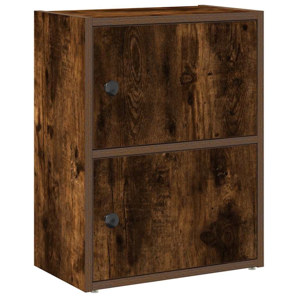 vidaXL Bücherregal Bücherregal Räuchereiche 40x24x52 cm günstig online kaufen