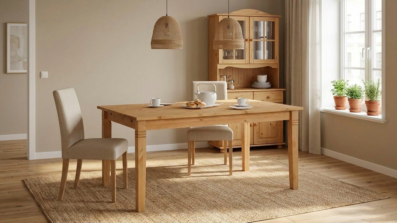 Home affaire Esstisch Danuta, wahlweise mit Schublade, aus massiver Kiefer, FSC®-zertifiziert