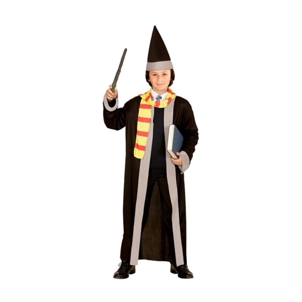 Widmann S.r.l. Kostüm Kostüm Kid Zauberer (Robe, Schal, Hut)
