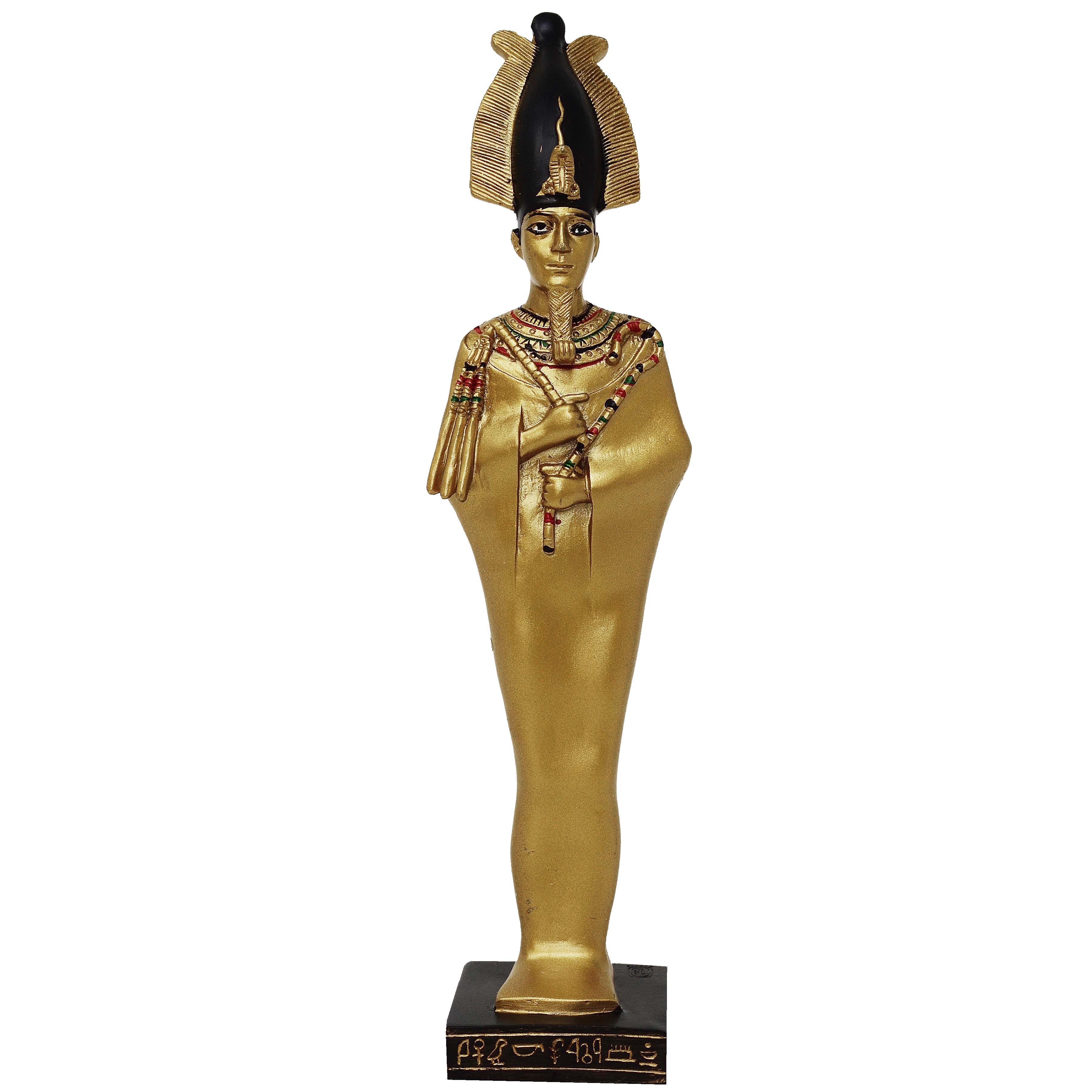 MystiCalls Dekofigur Ägyptischer Gott Osiris stehend - Ägypten Dekoration Gottheit (1 St), Sammelfigur, Sammlerfigur, Designerfigur, Dekofigur, Dekorationsobjekt