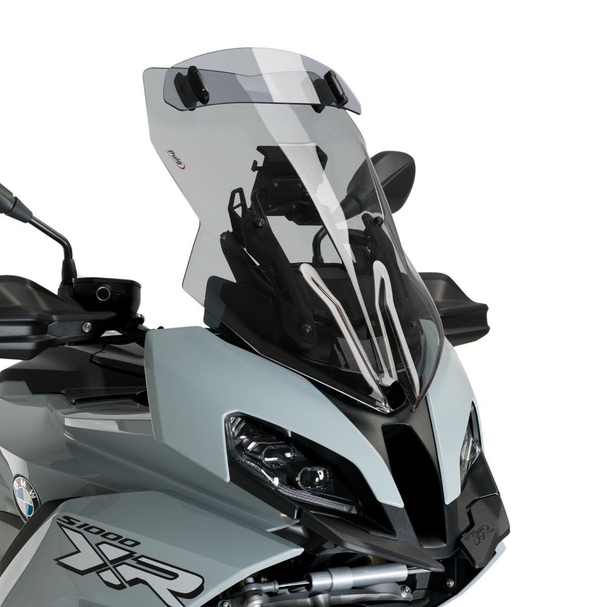 PUIG Motorradhelm-Visier Spoiler Tourenscheibe für BMW S 1000 XR 20-25 rauchgrau