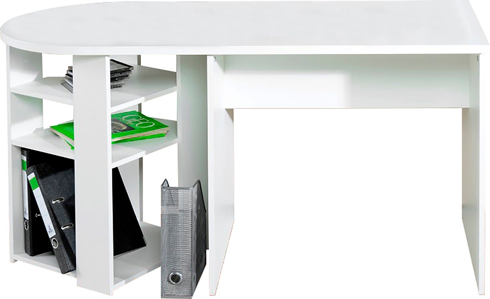 VOGL Möbelfabrik Schreibtisch, frei im Raum aufstellbar, Breite 135 cm, Made in Germany