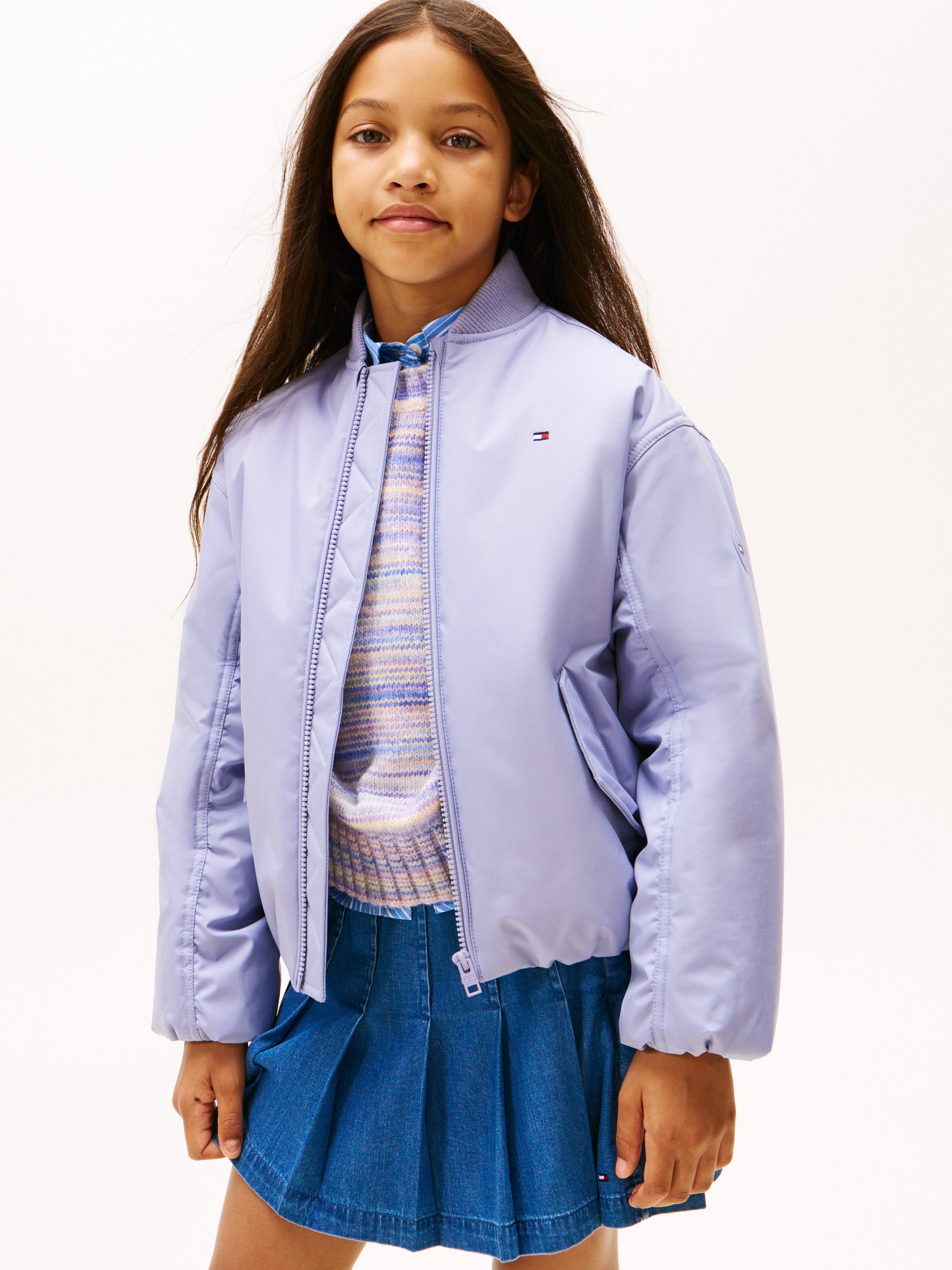 Tommy Hilfiger Bomberjacke PADDED BOMBER Regular fit, für Kinder bis 16 Jahre