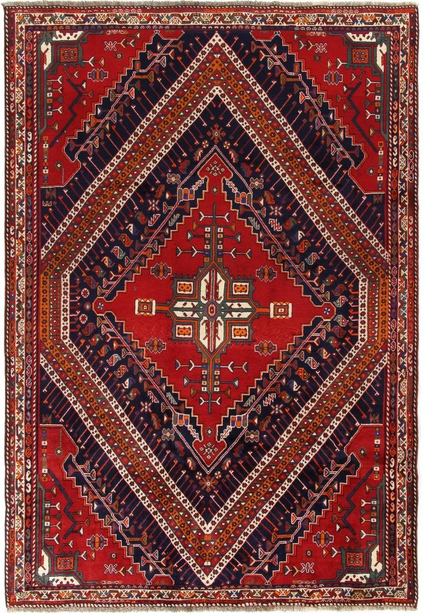 181x271 Orientteppich Perserteppich, / Trading, Shiraz Handgeknüpfter Orientteppich Höhe: 10 Nain rechteckig, mm