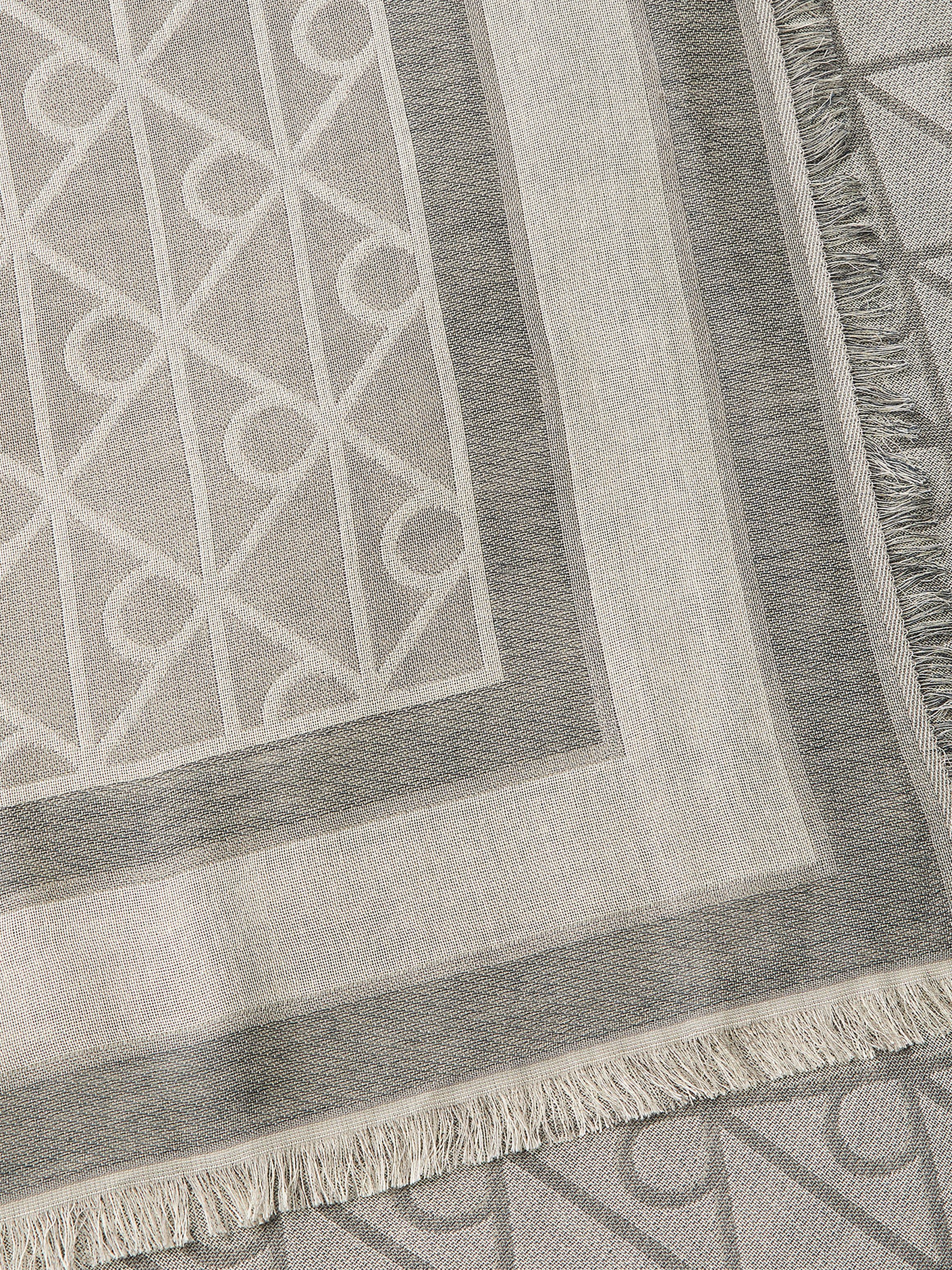 Calvin Klein Modetuch EMBLEM AOP JACQUARD SQUARE SCARF, Mit Markenlabelmusterung