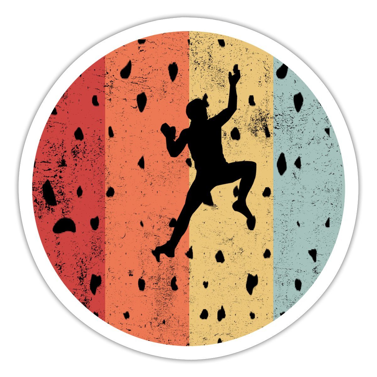 Spreadshirt Aufkleber Bouldern Klettern Kletterhalle Geschenke Für Boulderer Sticker Aufkleb