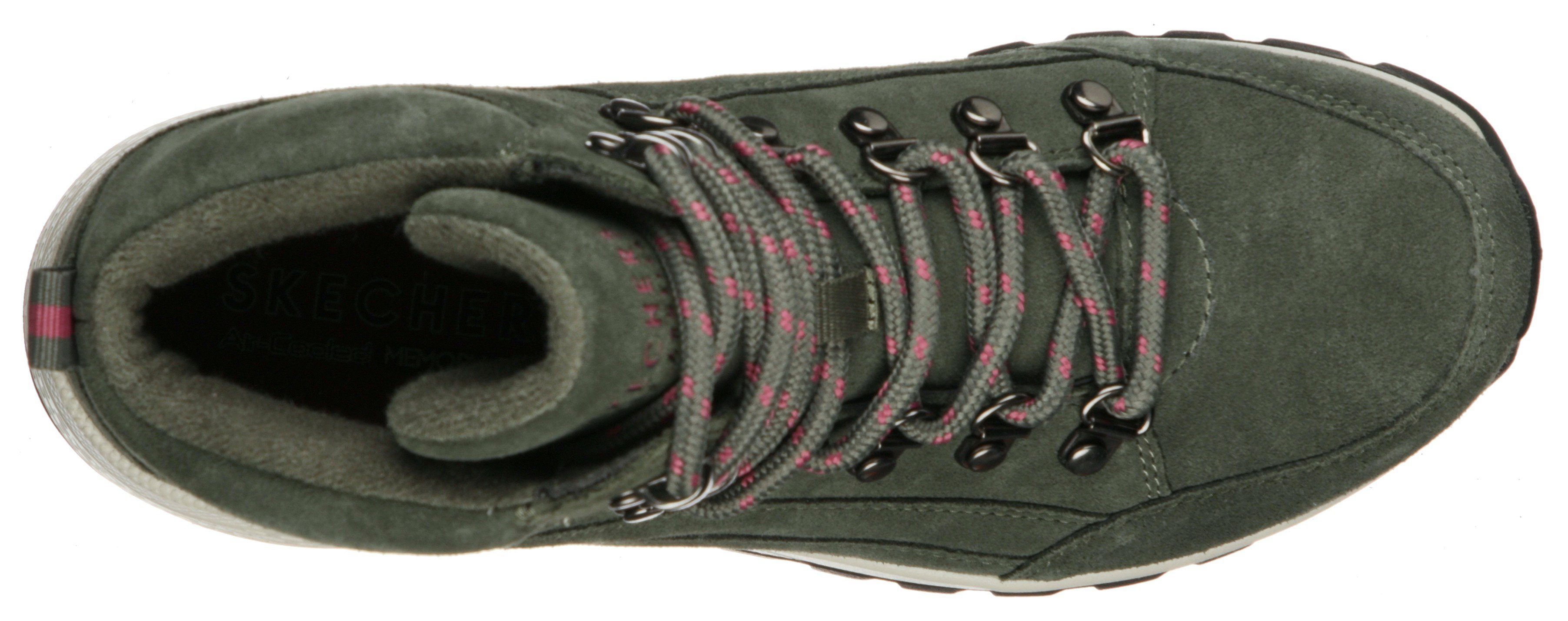 Schuhe Boots Skechers UNO RUGGED- RUGGED ONE Schnürboots wasserabweisend und mit Air-Cooled Memory Foam