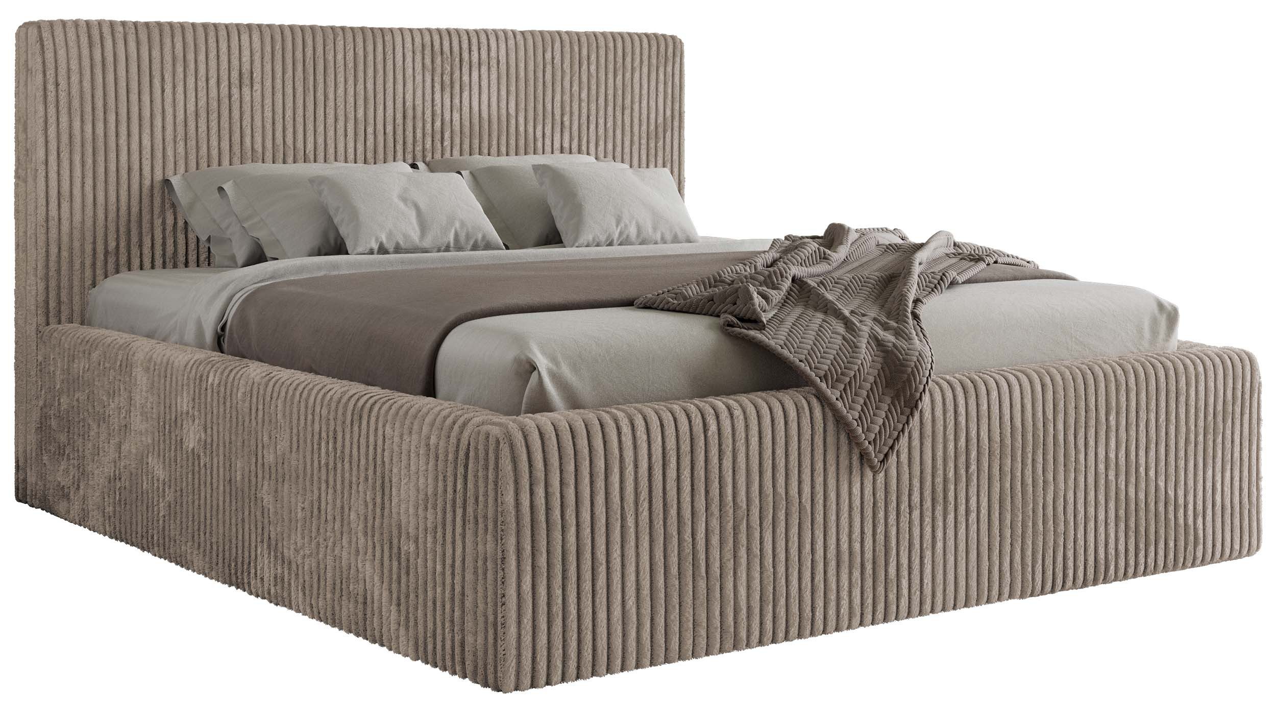 MKS MÖBEL Polsterbett TILIANO CLASSIC (Packung, Set, moderne Bett mit Staur günstig online kaufen