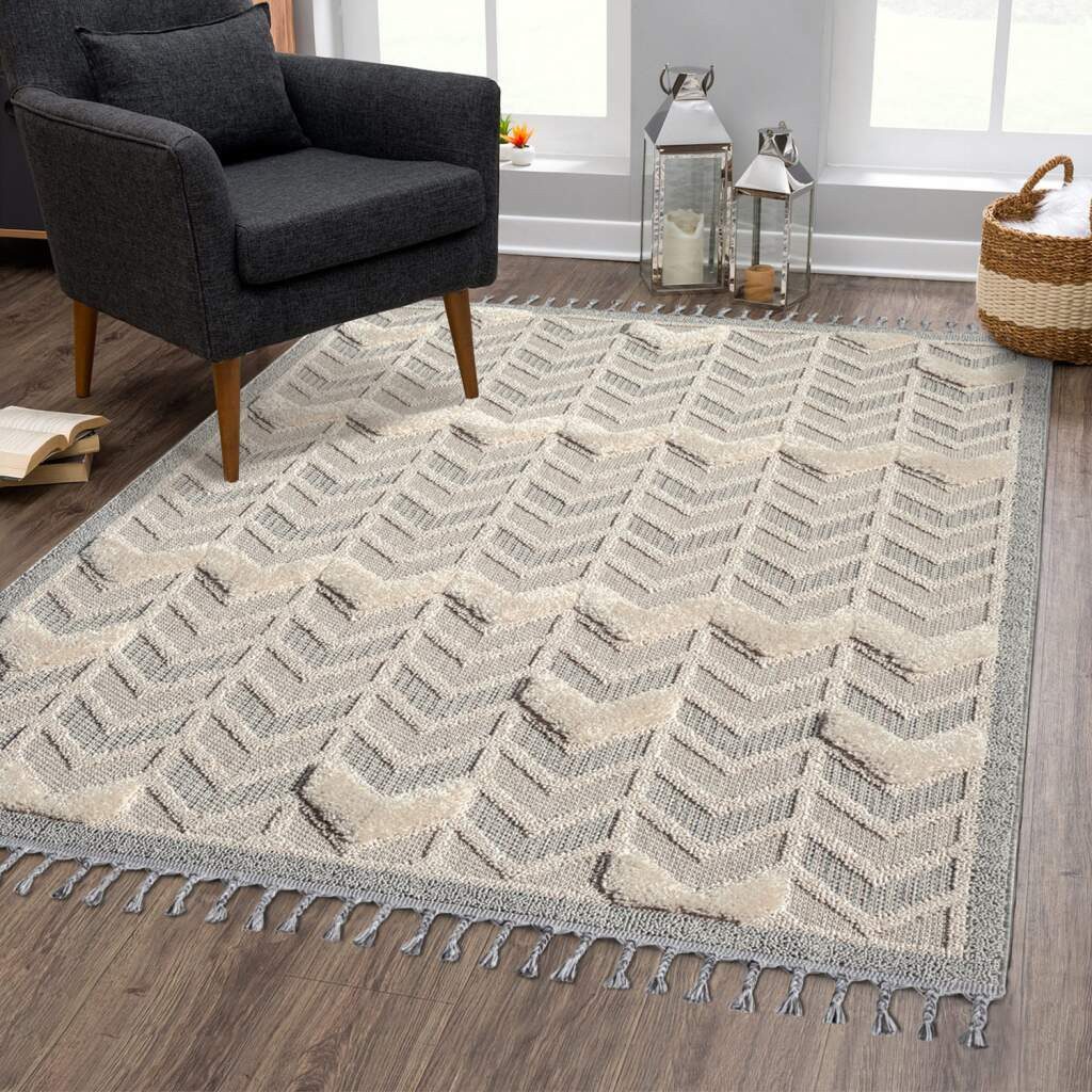 Carpet City Hochflor-Teppich VALENCIA 920, rechteckig, Höhe: 20 mm, Läufer, günstig online kaufen