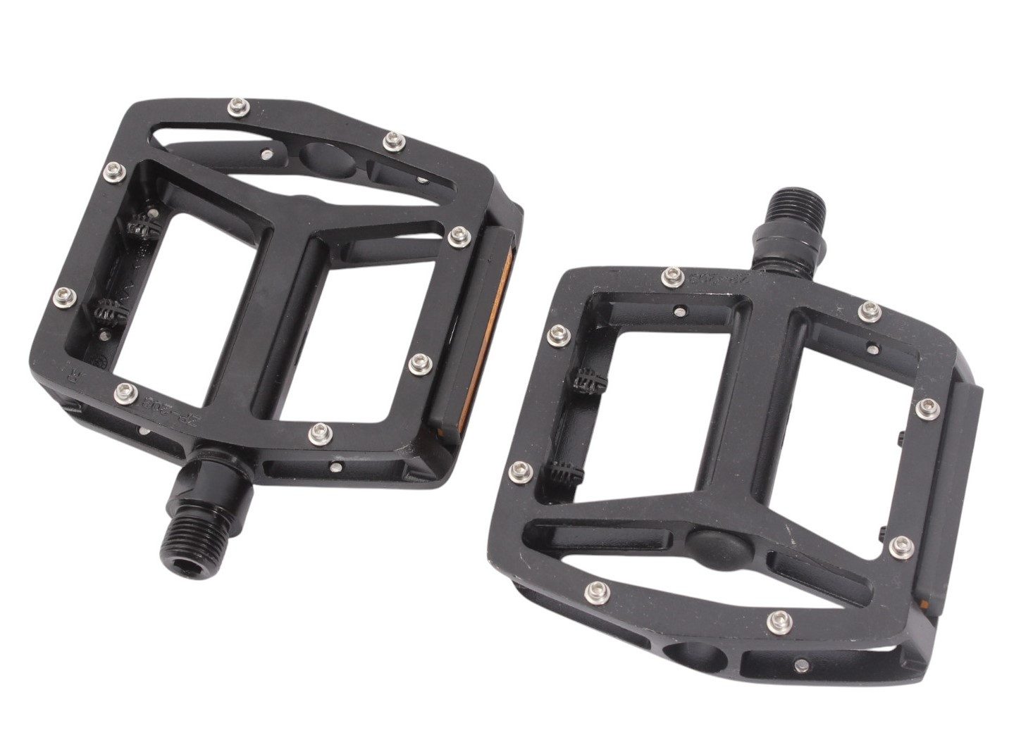 KHEbikes Fahrradpedale KHE MTB Flat Pin Pedale 9/16" Alu – leicht & stabil (Geeignet für 3-teilige Kurbeln)