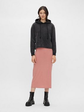 pieces Hoodie PCCHILLI LS WASHED HOODIE D2D Black – Kapuzensweatshirt – Farbe: washed black