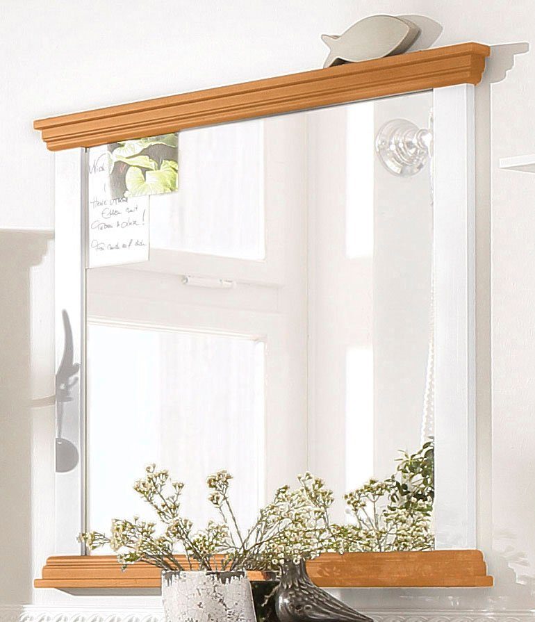 OTTO home Garderobenspiegel Basilico, Rahmen aus massiver Kiefer, FSC®, Breite 86 cm