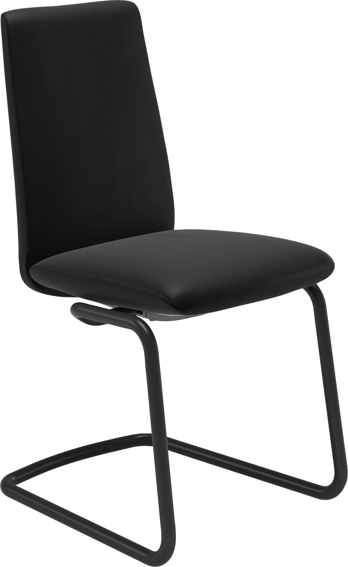 Stressless® Polsterstuhl Laurel, Stahl in aus matt Low mit Back, Größe M, Beinen Schwarz