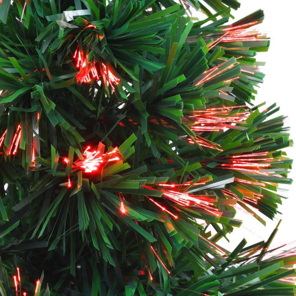 DOTMALL Künstlicher Weihnachtsbaum mit Glasfaserbeleuchtung, 64cm