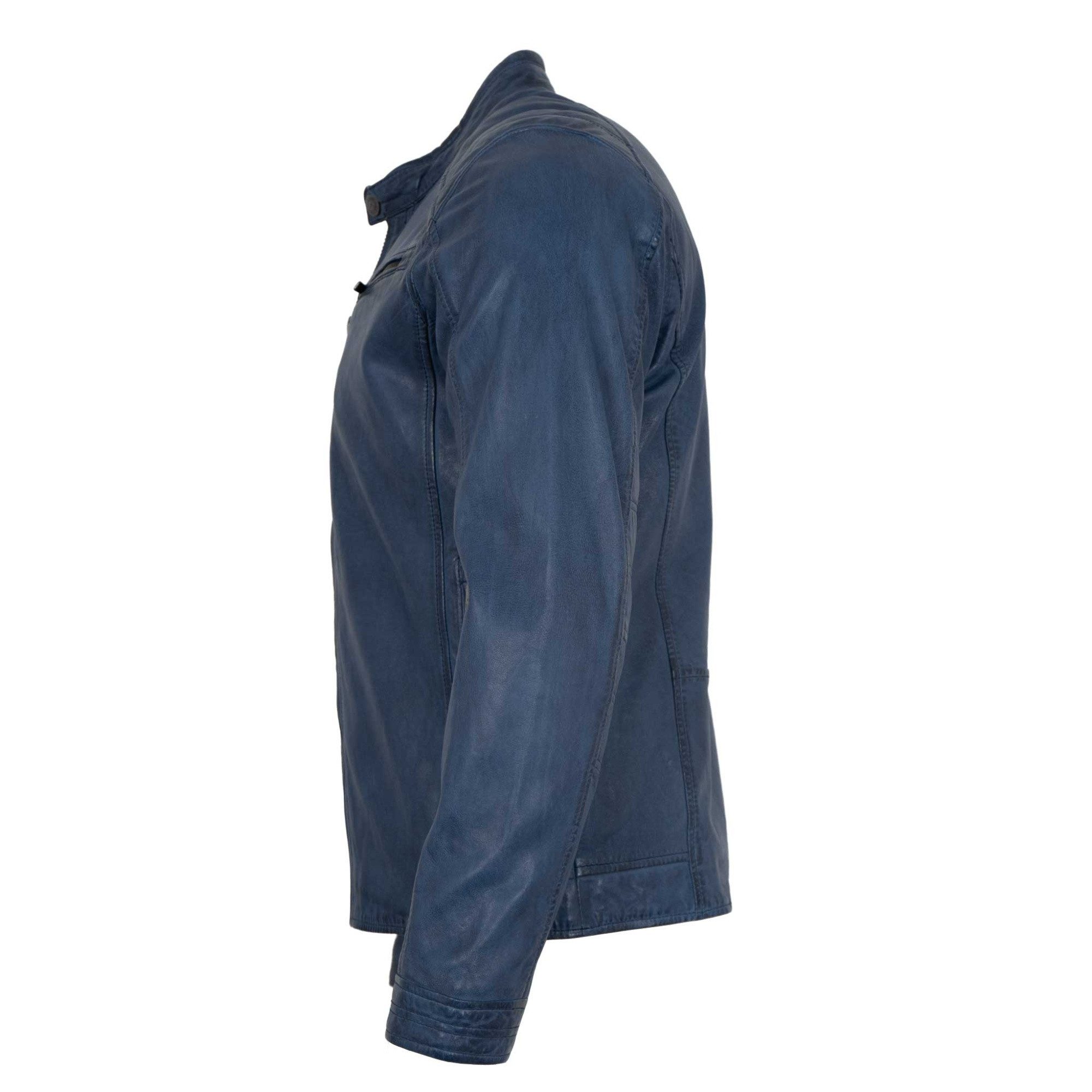 Jilani Lederjacke Riga-6 Jilani Collection - Herren Lederjacke Lammnappa bl günstig online kaufen