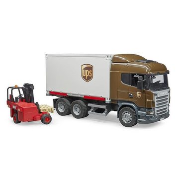 Bruder® Spielzeug-LKW 03581 Scania R-Serie UPS Logistik-Lkw, 1:16, mit Stapler, für Kinder ab 4 Jahren