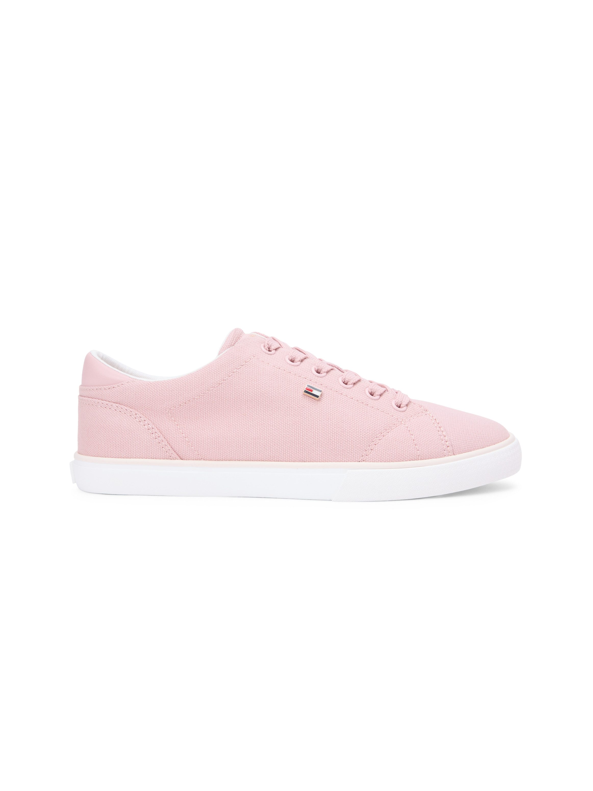 Tommy Hilfiger TH LOW PROFILE VULC CANVAS Plateausneaker Halbschuh, Schnürer, Freizeitschuh mit gepolstertem Schaftrand – Bild 4 von 5